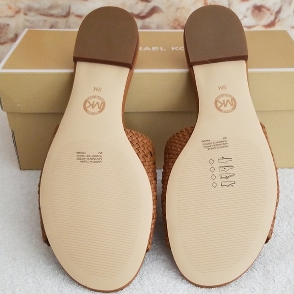 New Michael Kors Augustine Woven Slide Sandal - Picture 5 of 6